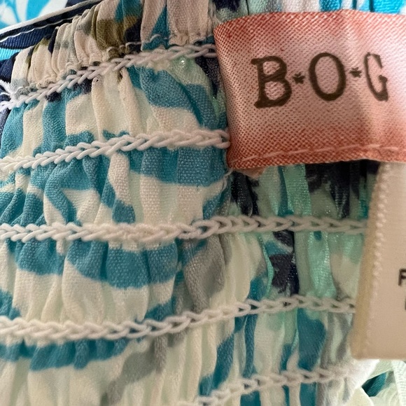 BOG Band of Gypsy Crochet Dress Floral Medium EUC - Picture 2 of 12